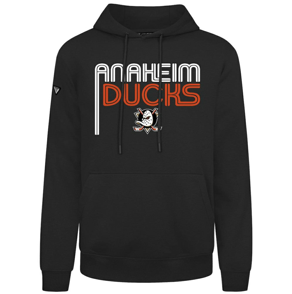 Anaheim Ducks Levelwear Podium Lanes Hoodie - Black - NHL