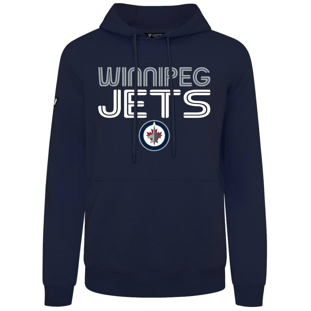 Winnipeg Jets Levelwear Podium Lanes Hoodie - Navy - NHL