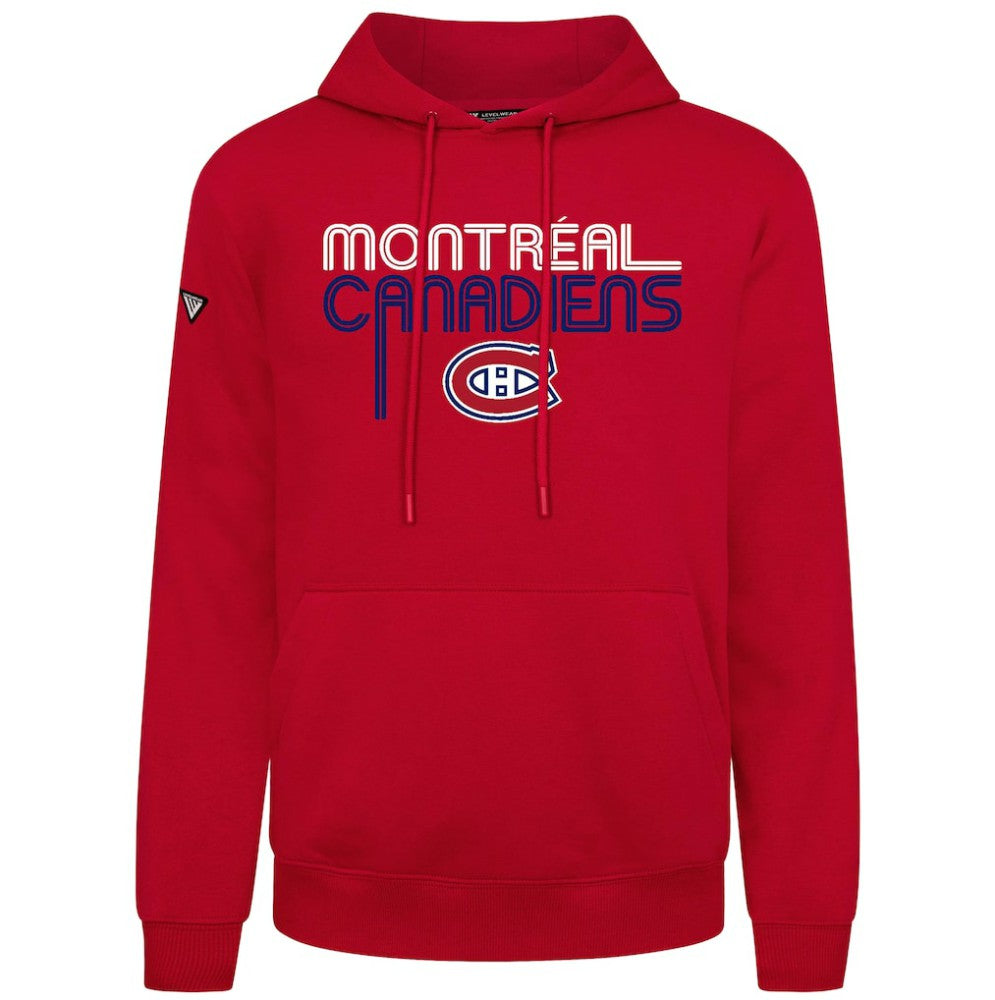Montreal Canadiens Levelwear Podium Lanes Hoodie - Red - NHL