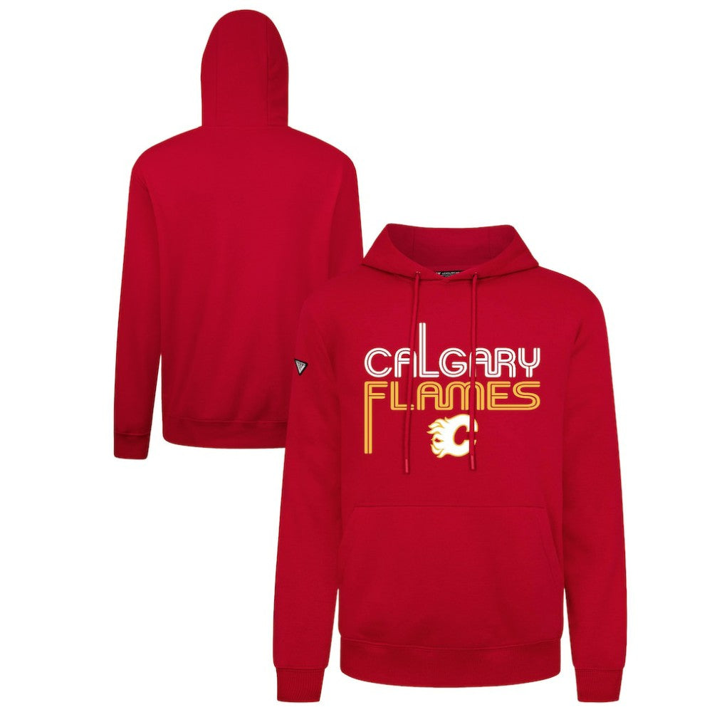 Calgary Flames Levelwear Podium Lanes Hoodie - Red - NHL