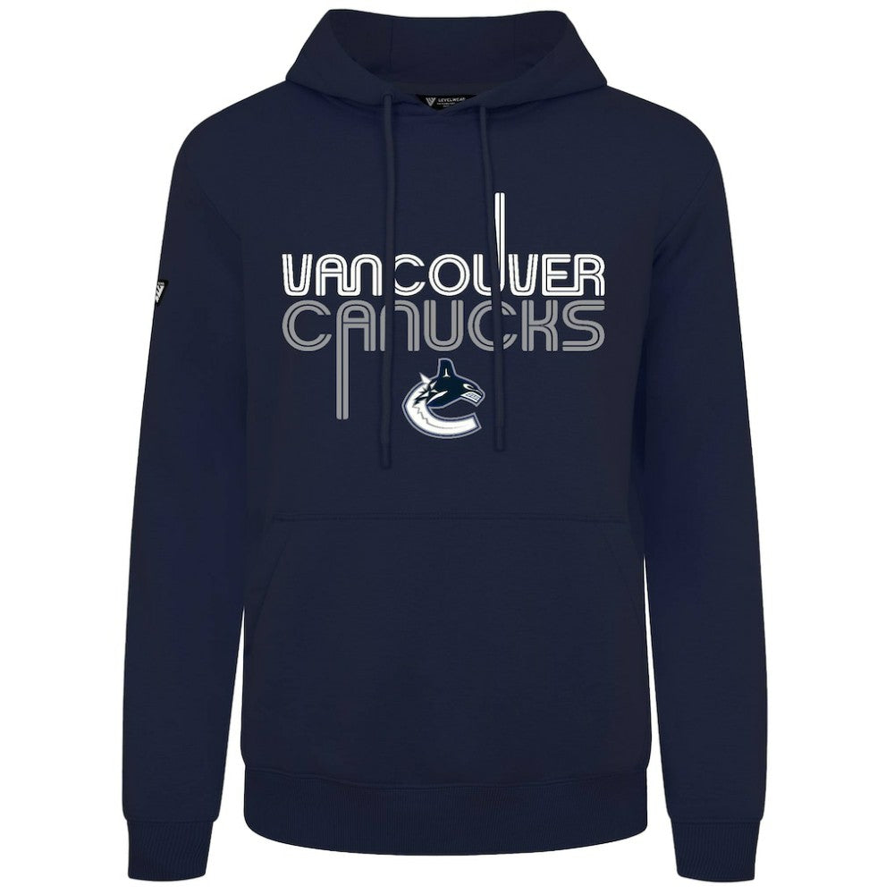 Vancouver Canucks Levelwear Podium Lanes Hoodie - Navy - NHL
