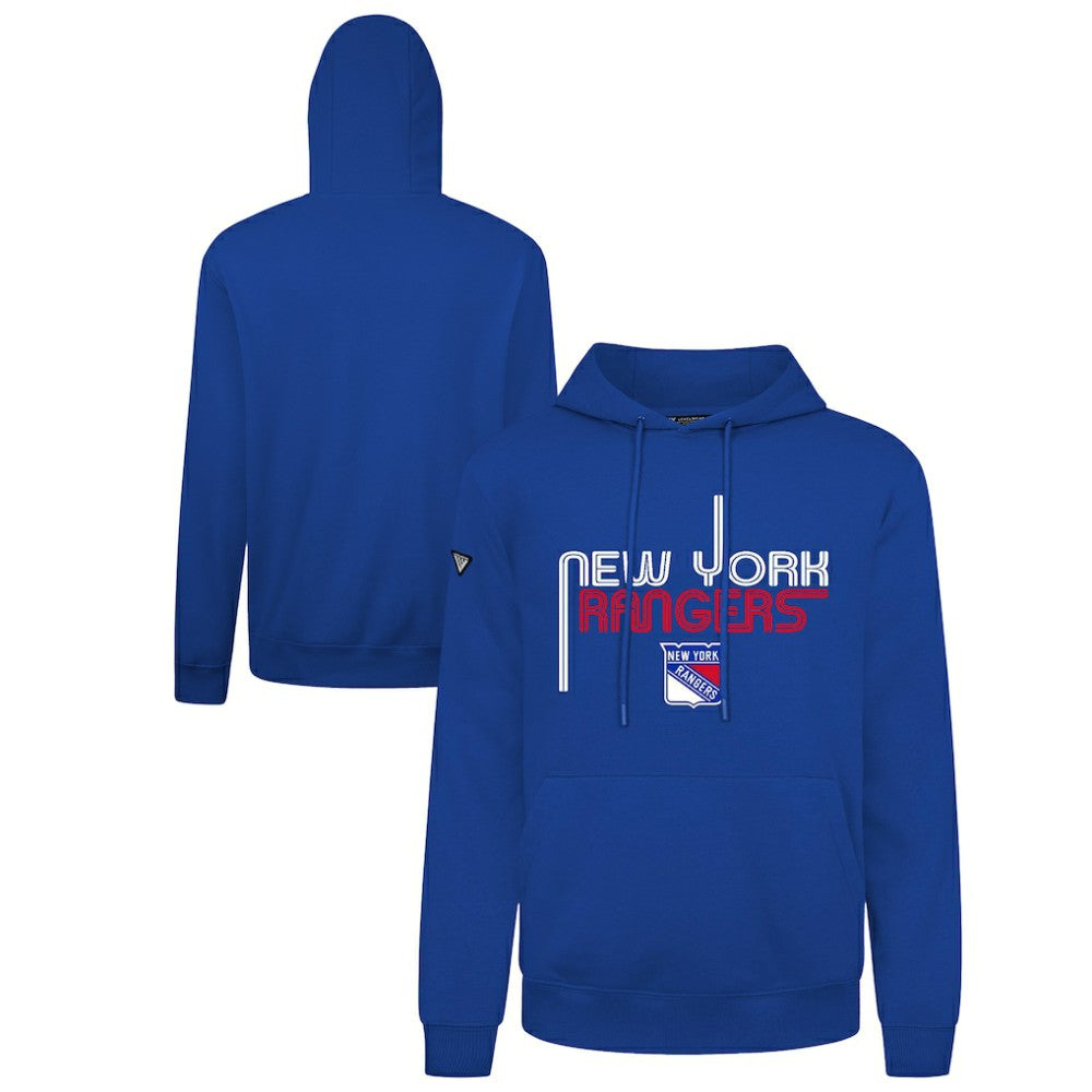 New York Rangers Levelwear Podium Lanes Hoodie - Blue - NHL