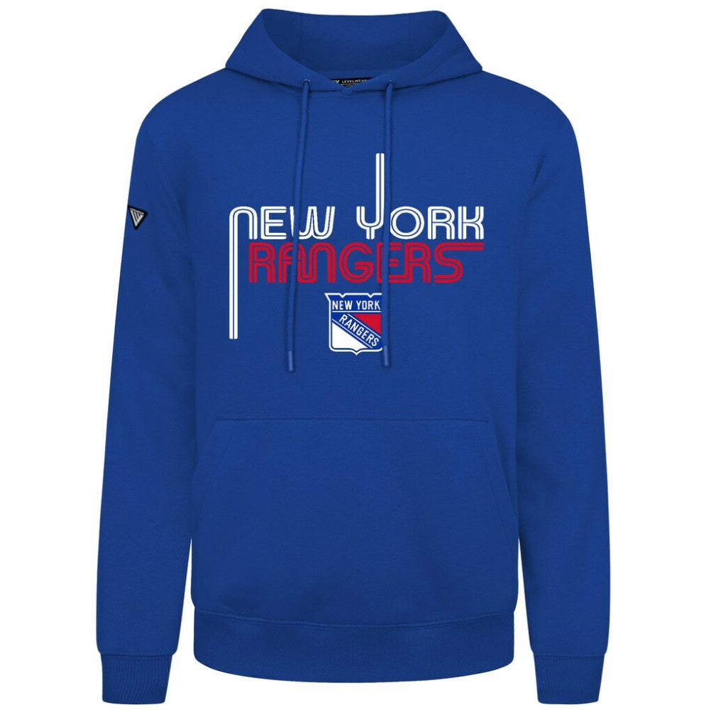 New York Rangers Levelwear Podium Lanes Hoodie - Blue - NHL