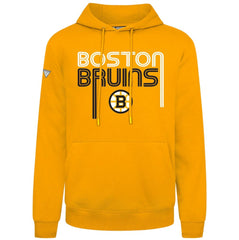 Boston Bruins Levelwear Podium Lanes Hoodie - Gold - NHL
