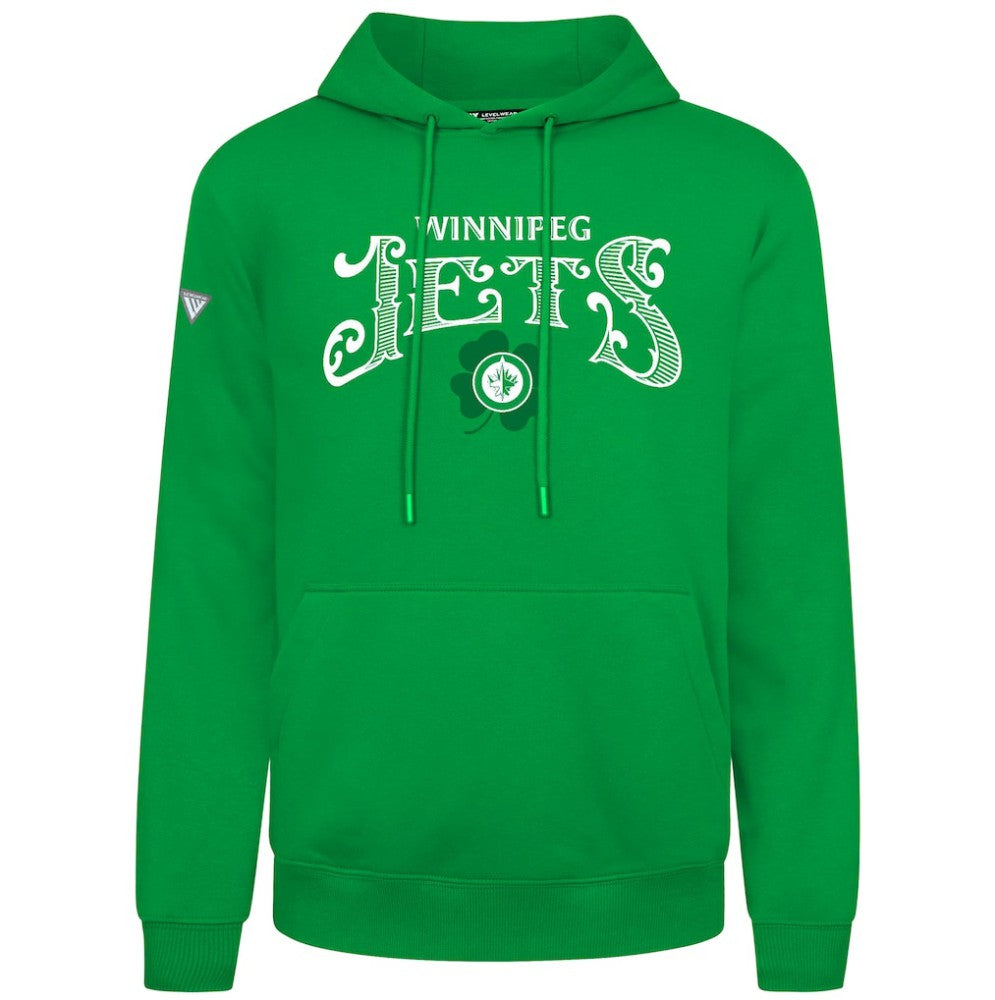 Winnipeg Jets Levelwear St. Patrick's Day Podium Hoodie - Green - NHL