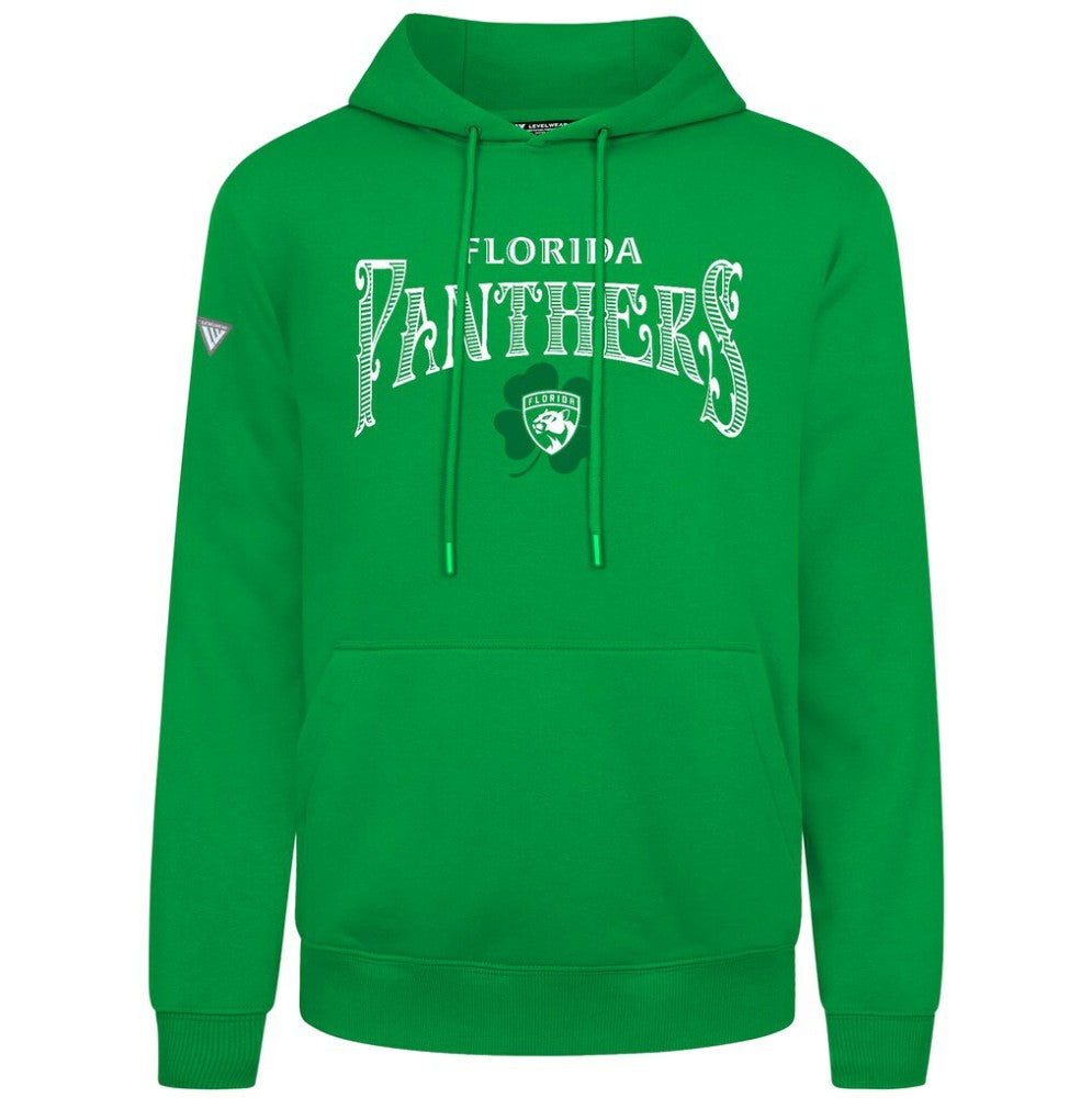 Florida Panthers Levelwear St. Patrick's Day Podium Hoodie - Green - NHL