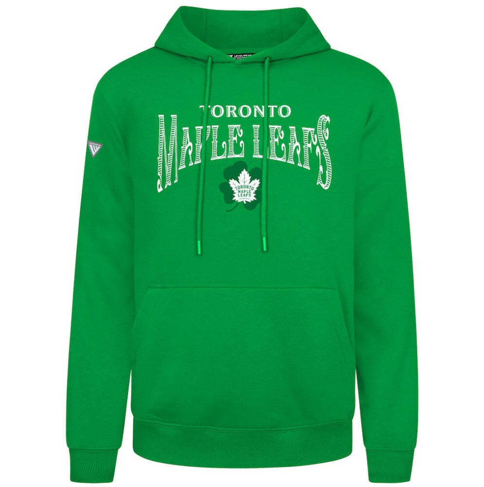 Toronto Maple Leafs Levelwear St. Patrick's Day Podium Hoodie - Green - NHL