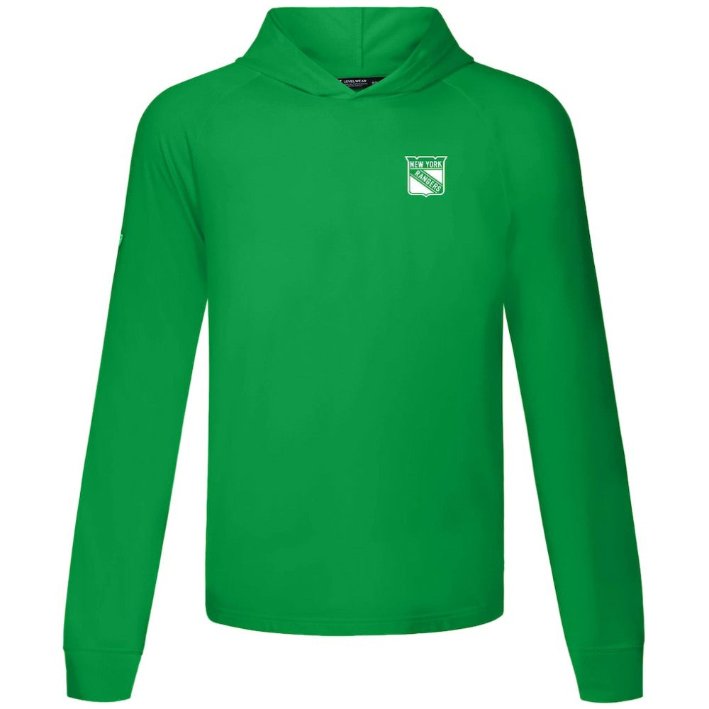 New York Rangers Levelwear St. Patrick's Day Dimension Hoodie - Green - NHL
