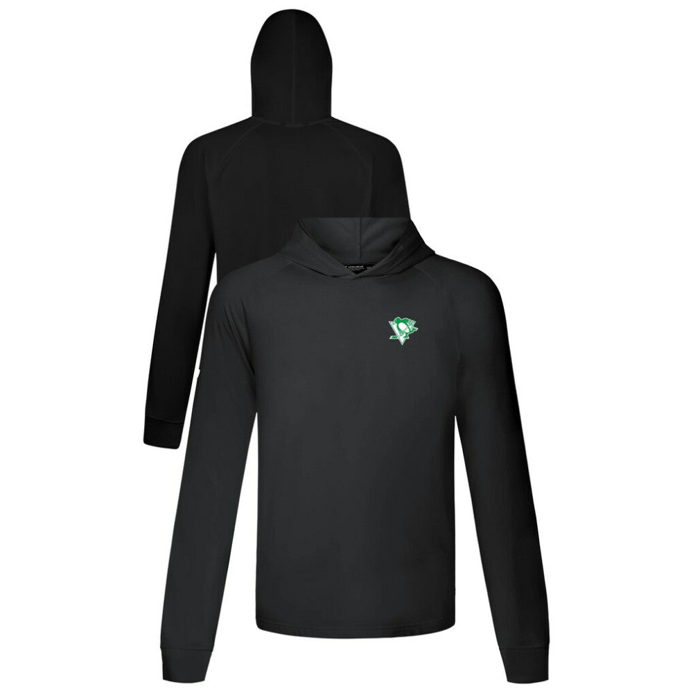 Pittsburgh Penguins Levelwear St. Patrick's Day Dimension Hoodie - Black - NHL