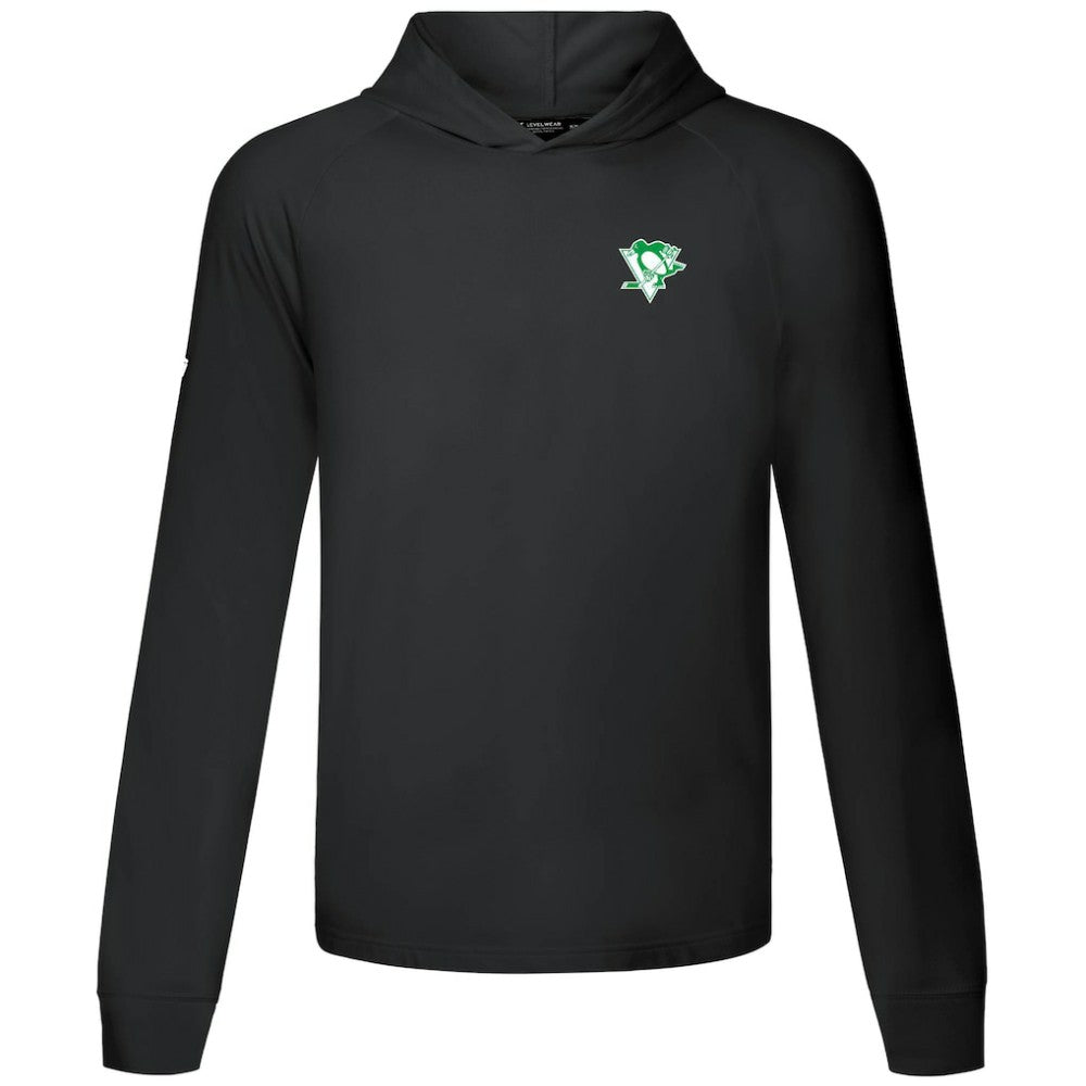 Pittsburgh Penguins Levelwear St. Patrick's Day Dimension Hoodie - Black - NHL
