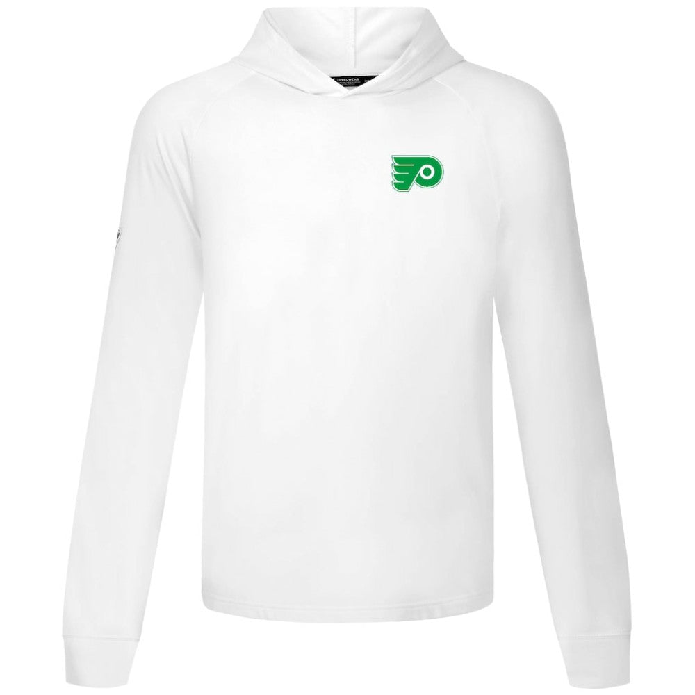 Philadelphia Flyers Levelwear St. Patrick's Day Dimension Hoodie - White - NHL