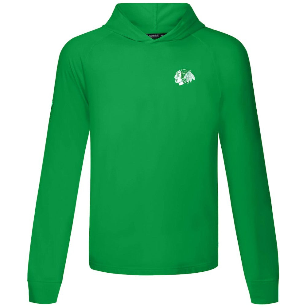 Chicago Blackhawks Levelwear St. Patrick's Day Dimension Hoodie - Green - NHL