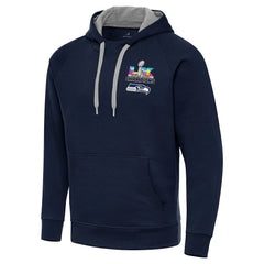 Seattle Seahawks Antigua Super Bowl LX Champions Victory Hoodie College Navy | NFL