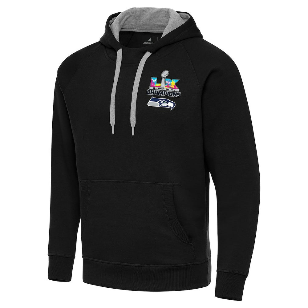 Seattle Seahawks Antigua Super Bowl LX Champions Victory Hoodie Black | NFL
