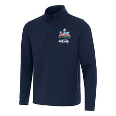 Seattle Seahawks Antigua Super Bowl LX Champions Insider Quarter-Zip Pullover College Navy | NFL