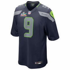 Kenneth Walker III Seattle Seahawks Super Bowl LX Patch Game Jersey College Navy | Nike for Sale