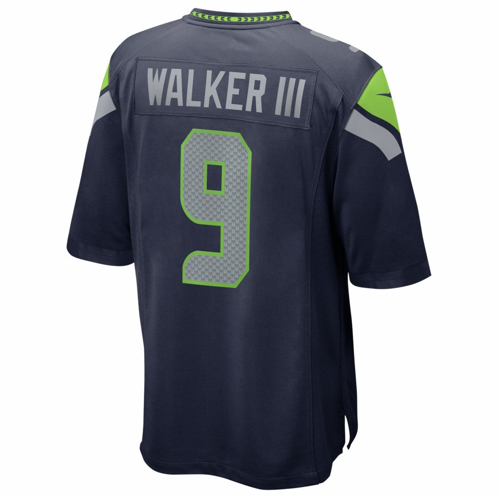 Kenneth Walker III Seattle Seahawks Super Bowl LX Patch Game Jersey College Navy | Nike for Sale