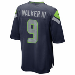Kenneth Walker III Seattle Seahawks Super Bowl LX Patch Game Jersey College Navy | Nike for Sale
