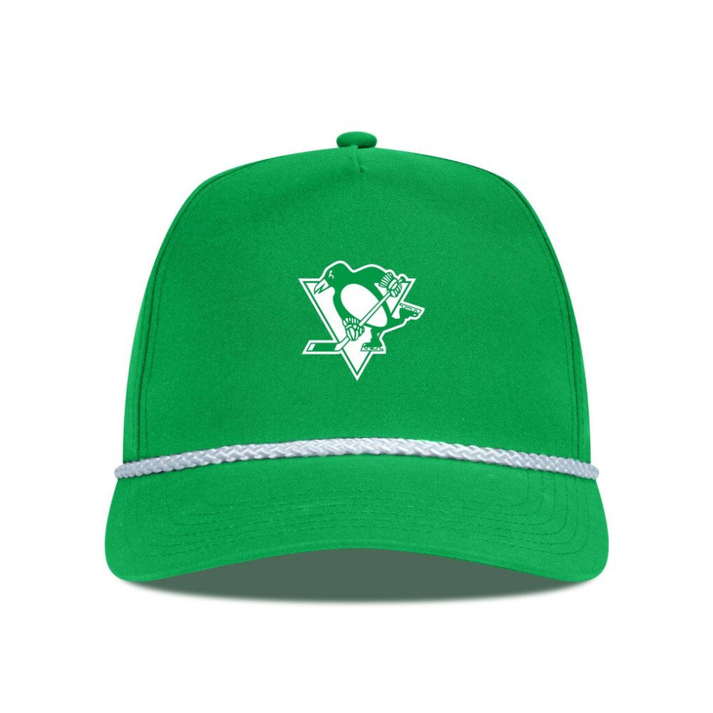 Pittsburgh Penguins Levelwear St. Patrick's Day Gambit Rope Adjustable Hat - Kelly Green - NHL