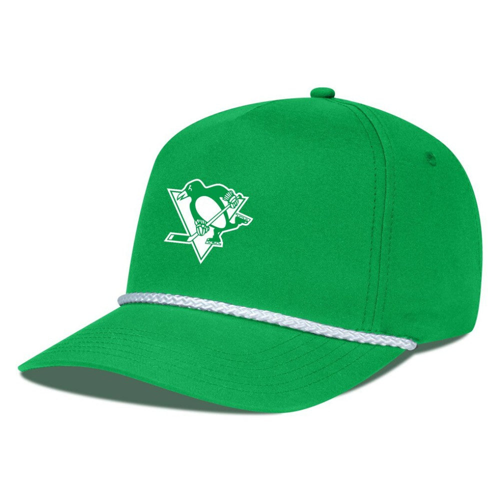 Pittsburgh Penguins Levelwear St. Patrick's Day Gambit Rope Adjustable Hat - Kelly Green - NHL