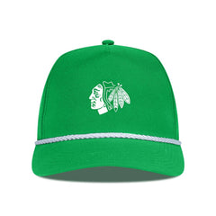 Chicago Blackhawks Levelwear St. Patrick's Day Gambit Rope Adjustable Hat - Kelly Green - NHL
