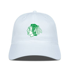 Chicago Blackhawks Levelwear Matrix Patch Adjustable Hat - White - NHL