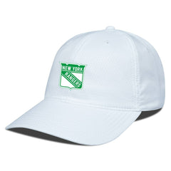New York Rangers Levelwear Matrix Patch Adjustable Hat - White - NHL