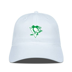 Pittsburgh Penguins Levelwear Matrix Patch Adjustable Hat - White - NHL