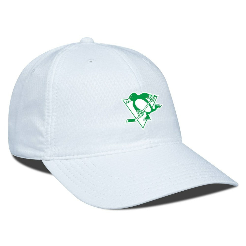 Pittsburgh Penguins Levelwear Matrix Patch Adjustable Hat - White - NHL