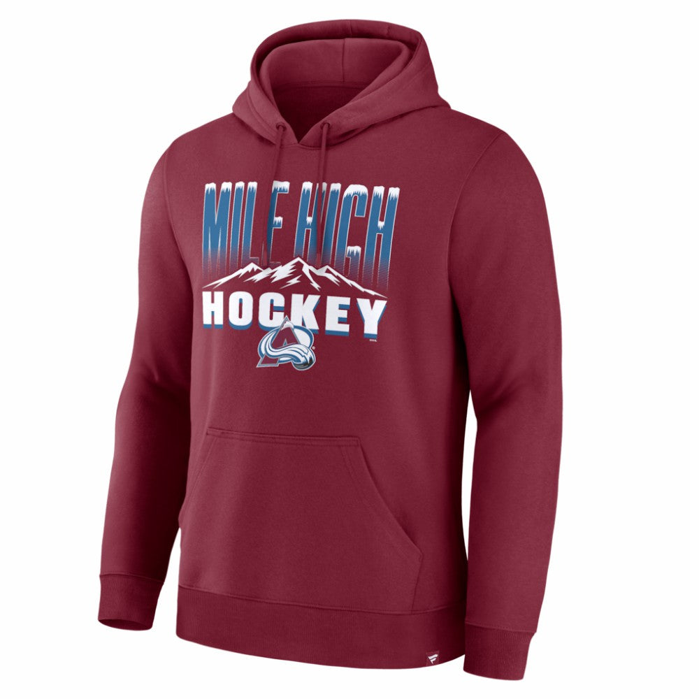 Colorado Avalanche Hometown Graphic Hoodie - Burgundy - NHL