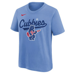 Chicago Cubs Nike Youth Electric Bear Alternate T-Shirt - MLB