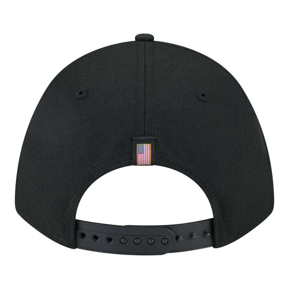 Buffalo Sabres New Era Game Day Stealth Flag 9FORTY A-Frame Adjustable Hat - Black - NHL