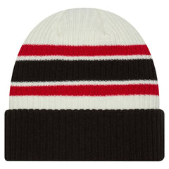 Buffalo Sabres New Era Vintage Cuffed Knit Hat - Cream/Black - NHL