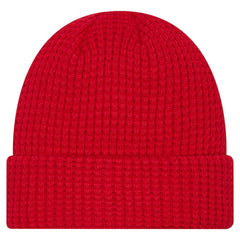 Detroit Red Wings New Era Waffle Cuffed Knit Hat - Red - NHL