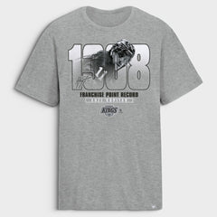 Anze Kopitar Los Angeles Kings Franchise Points Record T-Shirt - Gray - NHL