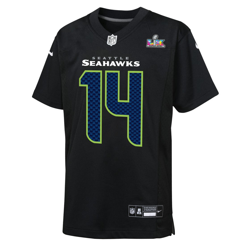 Sam Darnold Seattle Seahawks Youth Super Bowl LX Carbon Fashion Game Jersey Black | Nike for Sale