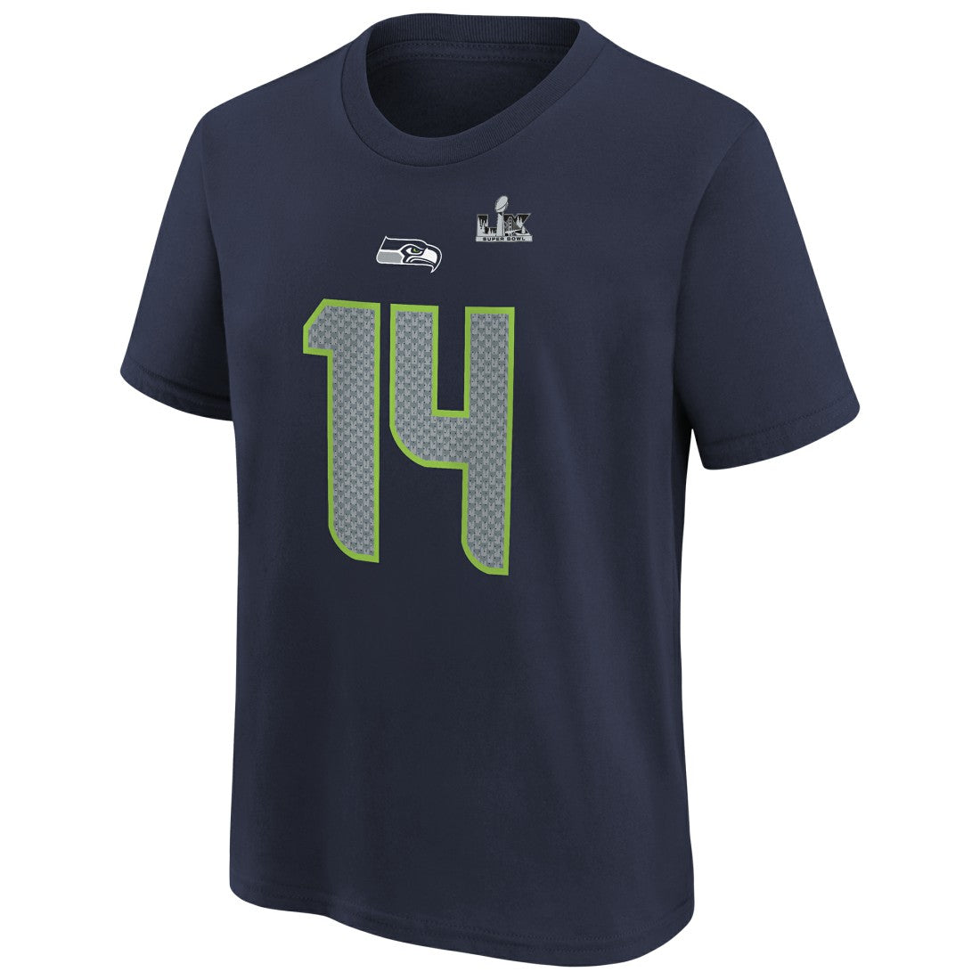 Sam Darnold Seattle Seahawks Youth Super Bowl LX Name & Number T-Shirt College Navy | Nike for Sale
