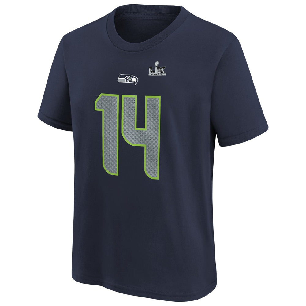Sam Darnold Seattle Seahawks Youth Super Bowl LX Name & Number T-Shirt College Navy | Nike for Sale