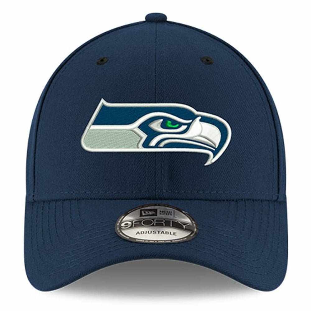 Seattle Seahawks New Era Youth 9FORTY Adjustable Hat College Navy | NFL