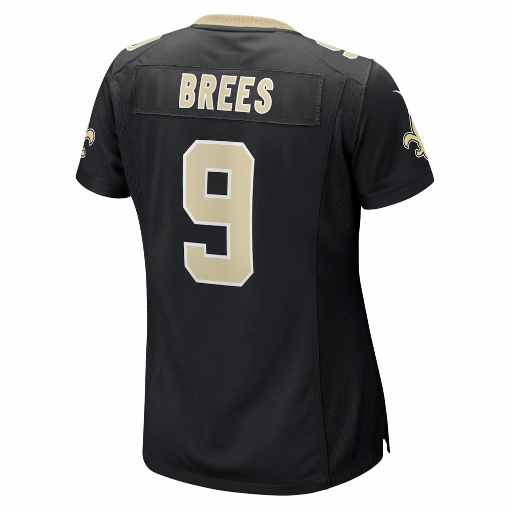 Drew Brees New Orleans Saints Women's Team Game Jersey Black | Nike for Sale