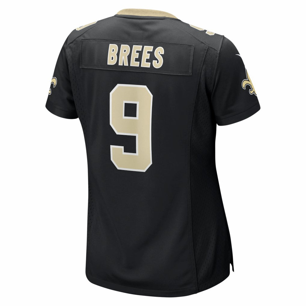 Drew Brees New Orleans Saints Women's Team Game Jersey Black | Nike for Sale