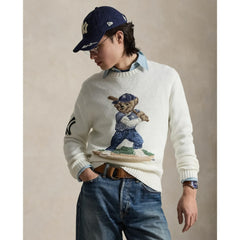 Yankees Polo Ralph Lauren Bear Sweater - MLB