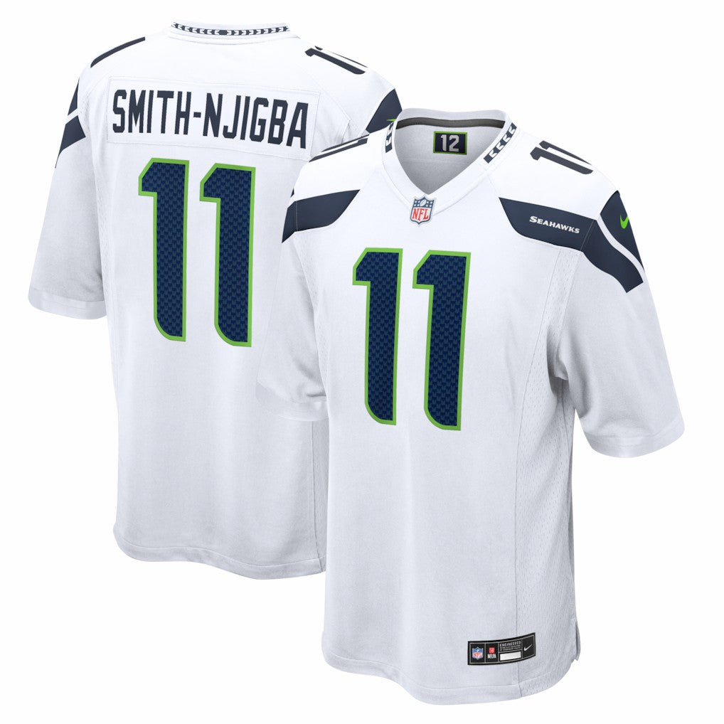 Jaxon Smith-Njigba Seattle Seahawks Game Jersey White | Nike for Sale