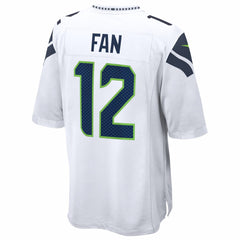 12s Seattle Seahawks Game Jersey White | Nike for Sale