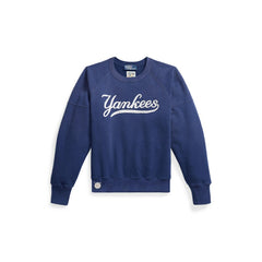 Yankees Polo Ralph Lauren Women's Vintage Knit Sweatshirt - MLB