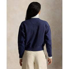 Yankees Polo Ralph Lauren Women's Seasonal Knit Full-Snap Cardigan - MLB