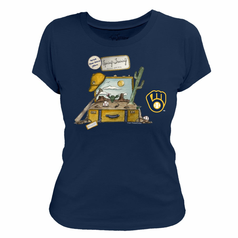Milwaukee Brewers Tiny Turnip Women's 2026 Spring Training T-Shirt - MLB