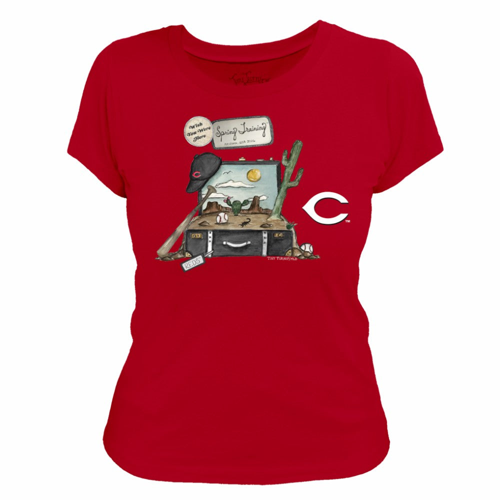 Cincinnati Reds Tiny Turnip Women's 2026 Spring Training T-Shirt - MLB
