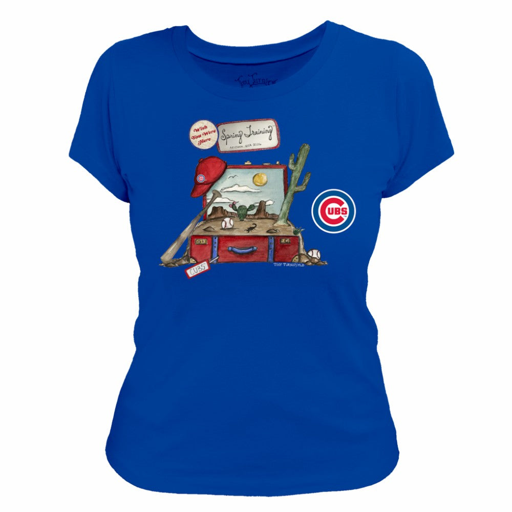 Chicago Cubs Tiny Turnip Women's 2026 Spring Training T-Shirt - MLB