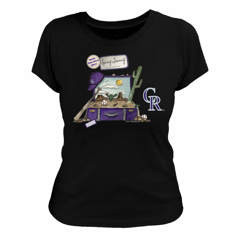 Colorado Rockies Tiny Turnip Women's 2026 Spring Training T-Shirt - MLB